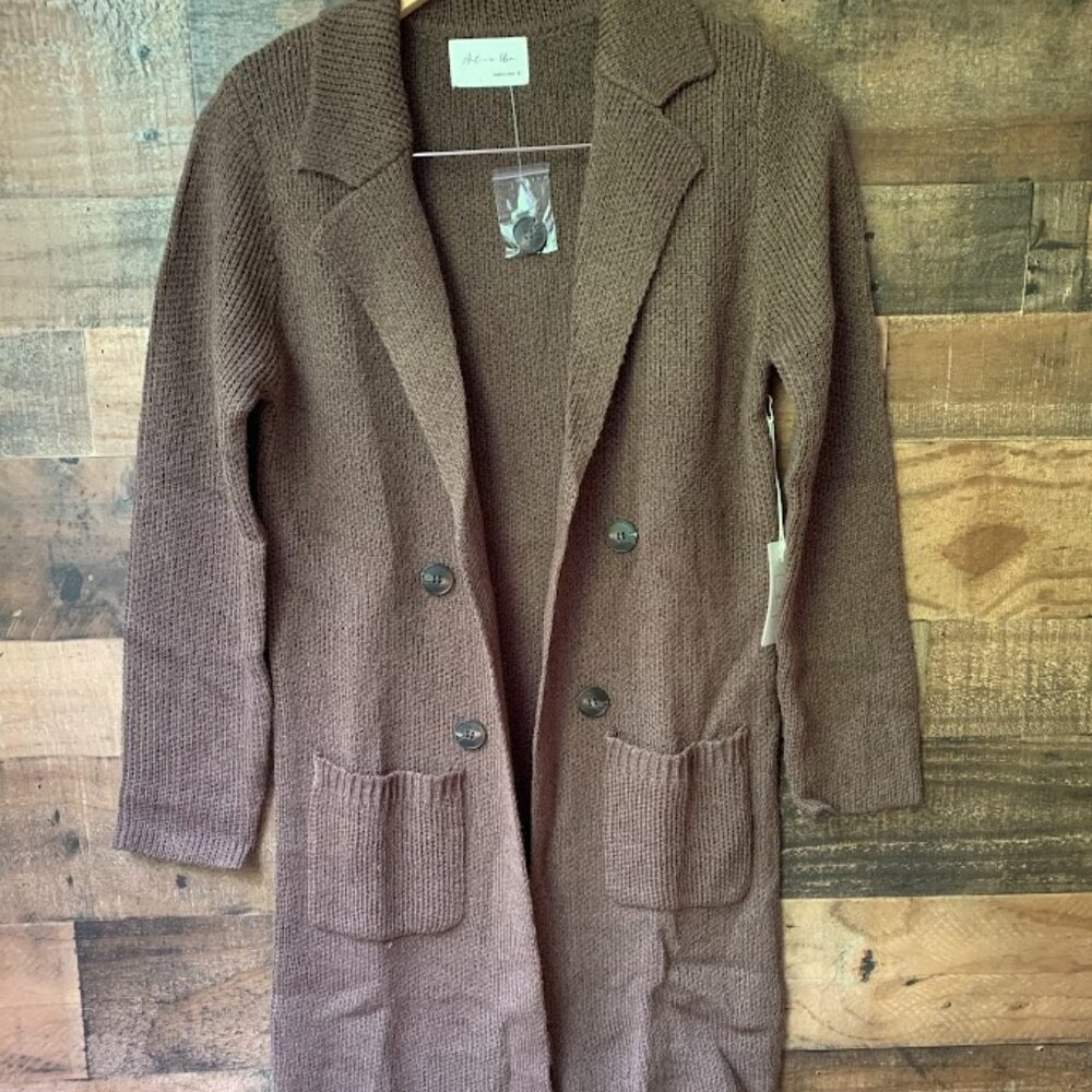 NWT Chocolate Brown Sweater